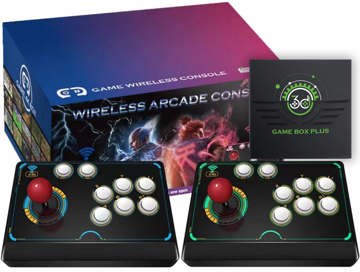 Retro Gaming Tv Box - Kotak Game Retro V6 2.4G Wireless