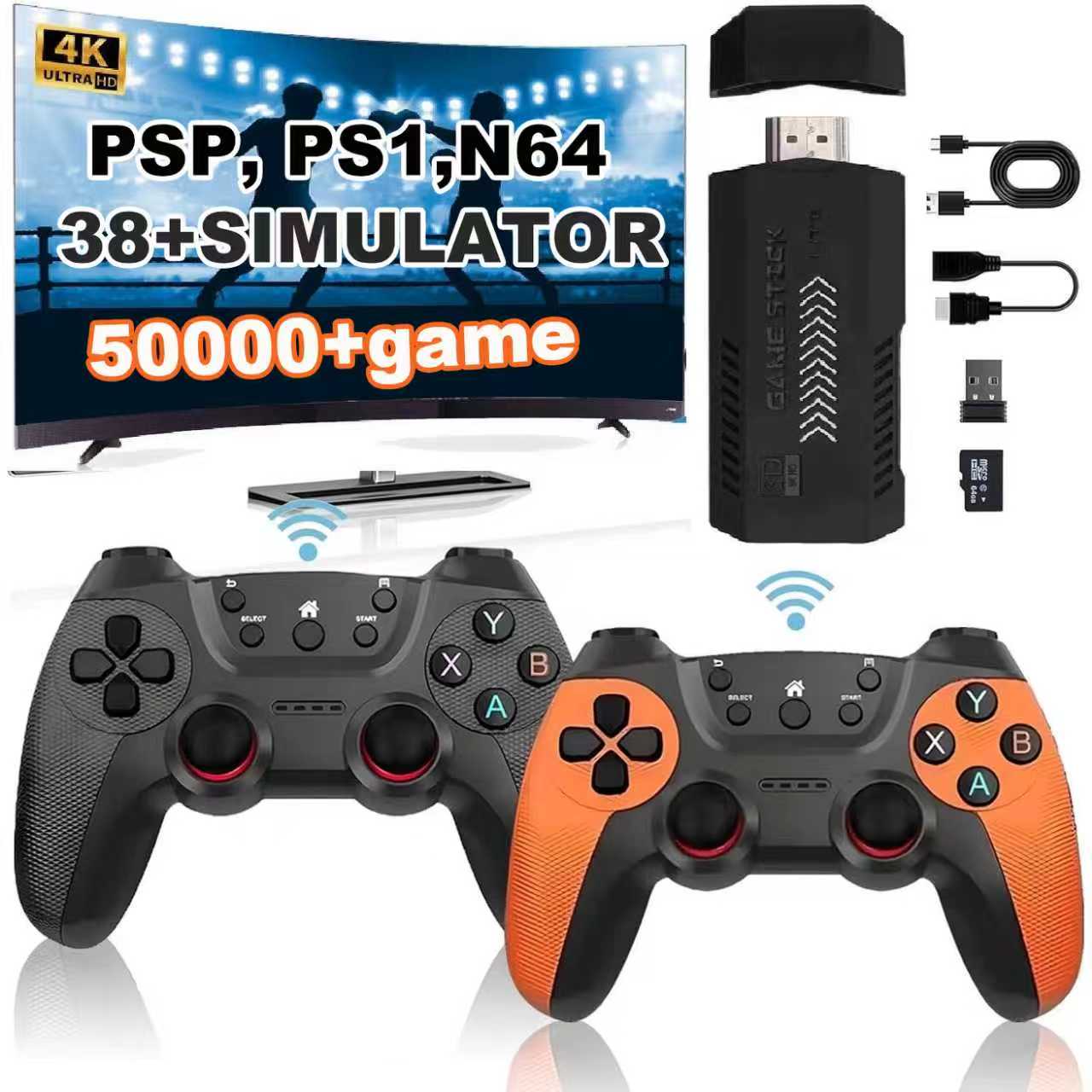 Retro Gaming Game Stick - X2Pro TV Game Stick 4K HD