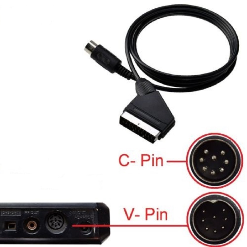 Retro Gaming Cables - Penggantian 1.8M Scart kabel Untuk Sega