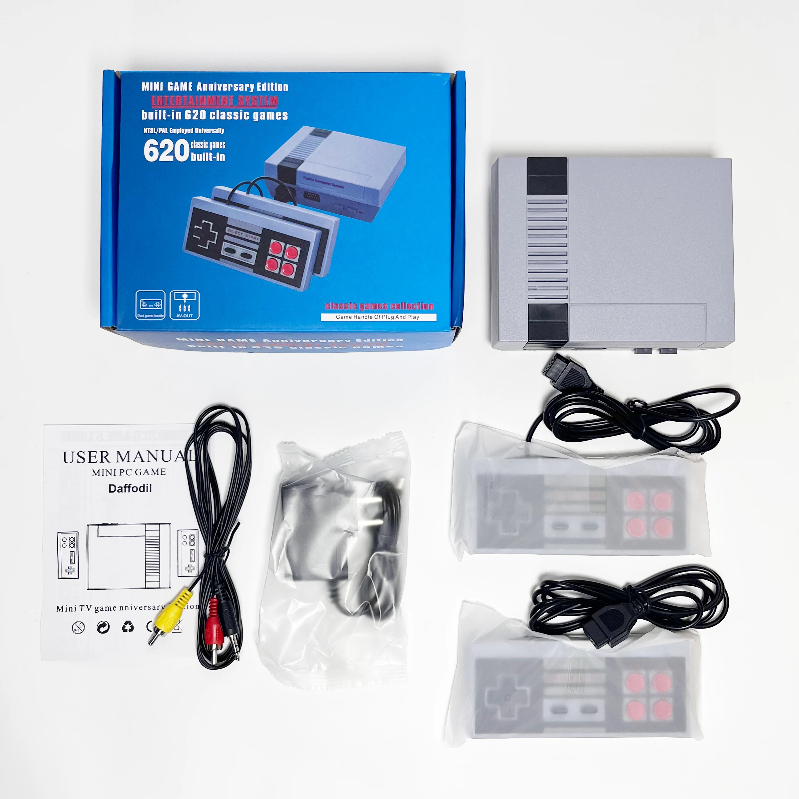 Retro Gaming Handheld 2026 - Konsol Game Retro Nes Mini 620