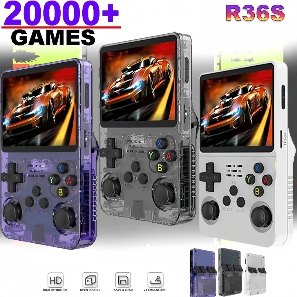 Retro Gaming Xbox - Konsol Game Genggam Retro Mini R36S