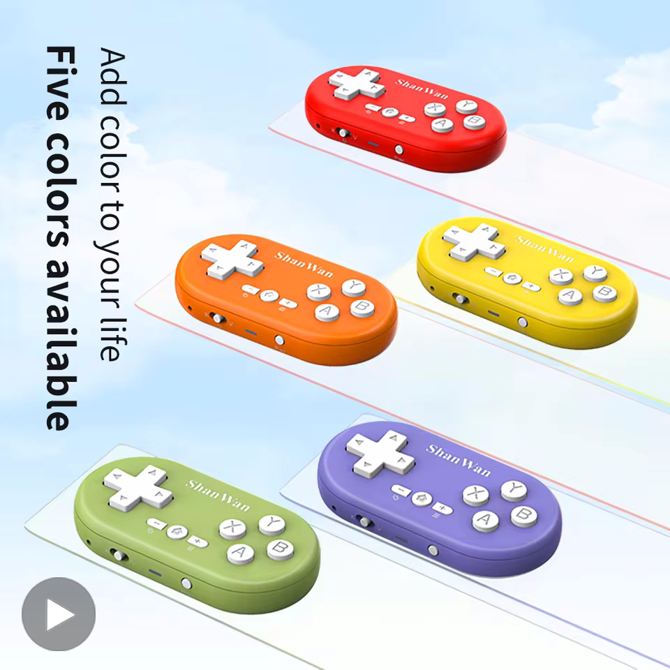Retro Gaming Xbox Controller - Gamepad Kontrol Mini Bluetooth untuk iPhone