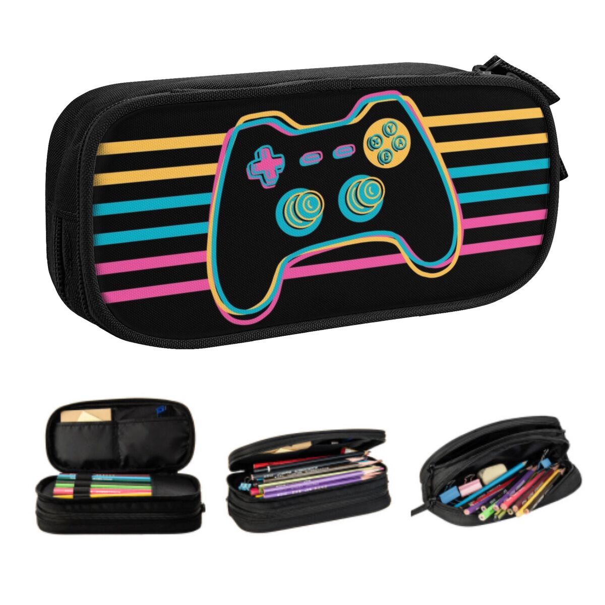 Retro Gaming Xbox Controller - Kotak Pensil Pengendali Game Antik Retro