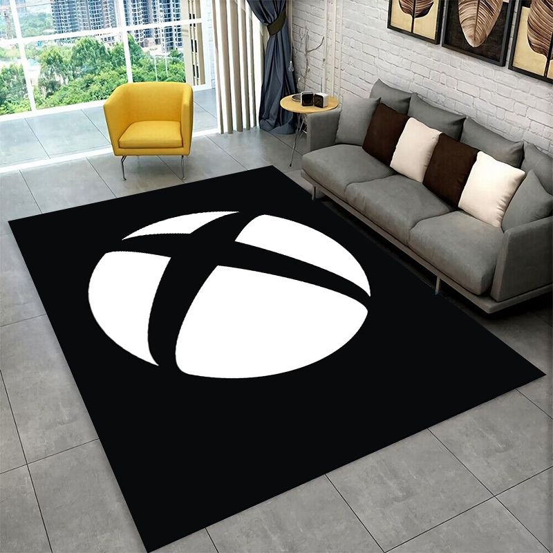 Retro Gaming Xbox - Karpet Logo Gamer Gaming Xbox Retro