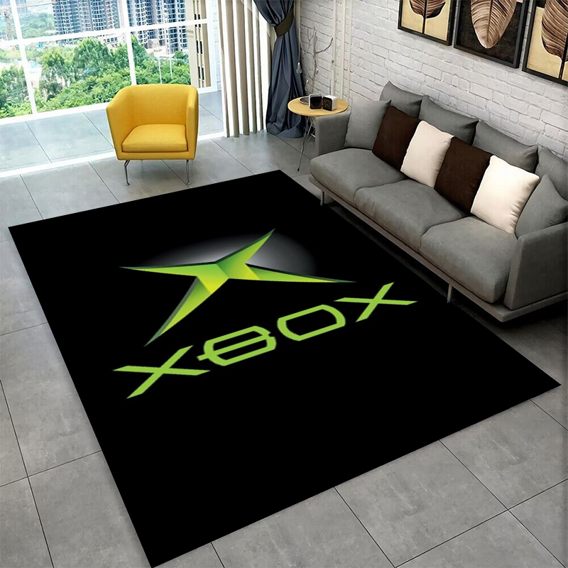 Retro Gaming Xbox - Karpet Logo Gamer Gaming Xbox Retro
