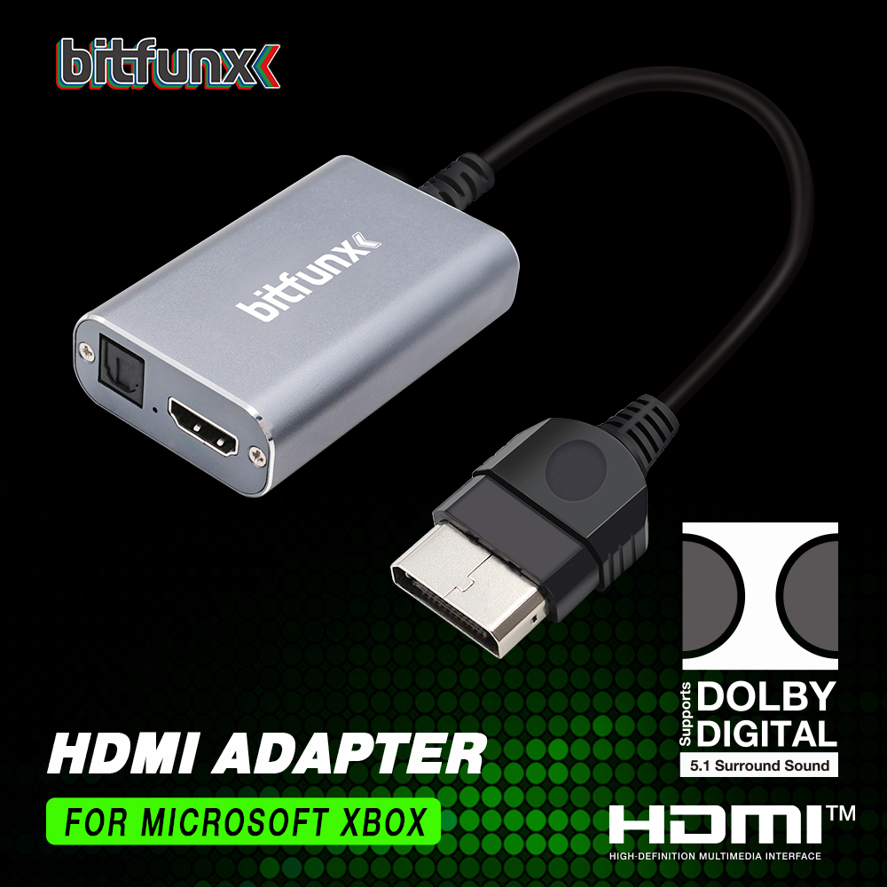 Retro Gaming Xbox - Bitfunx HDMI ™ Adaptor untuk Konsol