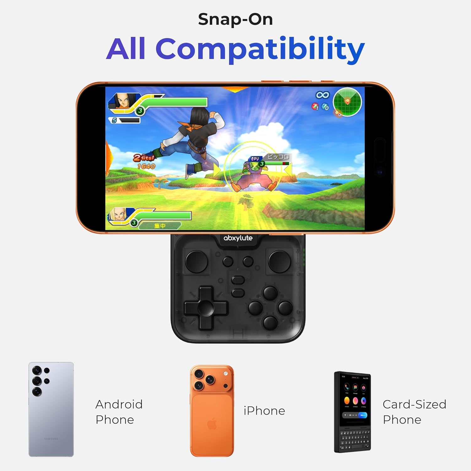 Retro Gaming On Phone - Kontroler Game Mobile M4 Snap-On untuk