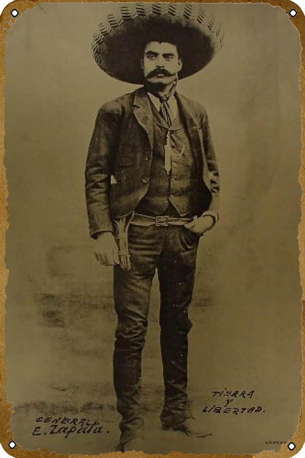 Retro Gaming Pictures - Poster EMILIANO ZAPATA ZICO-1721 Logo Retro