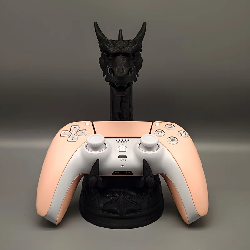 Retro Gaming Xbox Controller - Rak Penyangga Pengontrol Game Berbentuk Naga