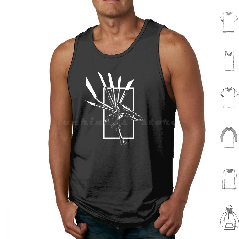Retro Gaming Windows - Retro Mdk-Black Tank Top Katun Cetak