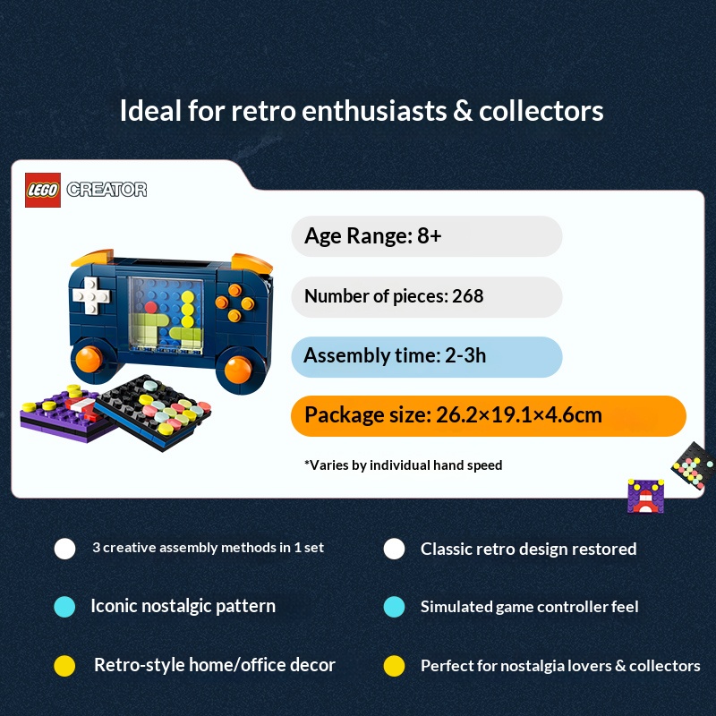 LEGO Creator 3in1 Building Blo - Retro Gaming Room ulasan dan harga