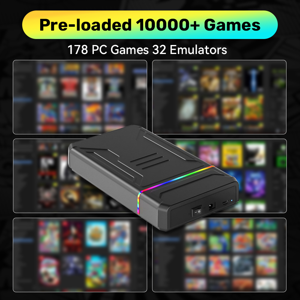 3TB HDD Eksternal Emulator Gam - Retro Gaming Xbox ulasan dan harga