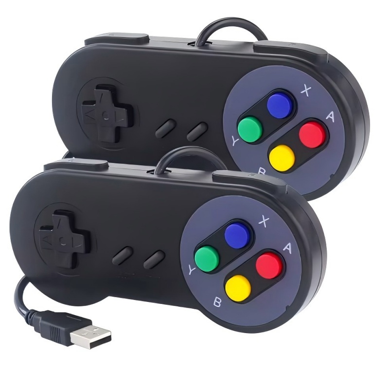2 Buah Pengendali Berkabel Joy - Retro Gaming Windows ulasan dan harga