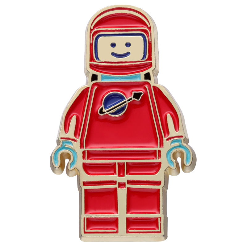 Pin Bros Enamel Astronot Lego  - Retro Gaming Fun ulasan dan harga