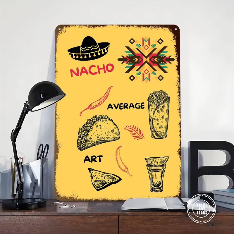 Poster Makanan Meksiko dengan  - Background Retro Gaming ulasan dan harga