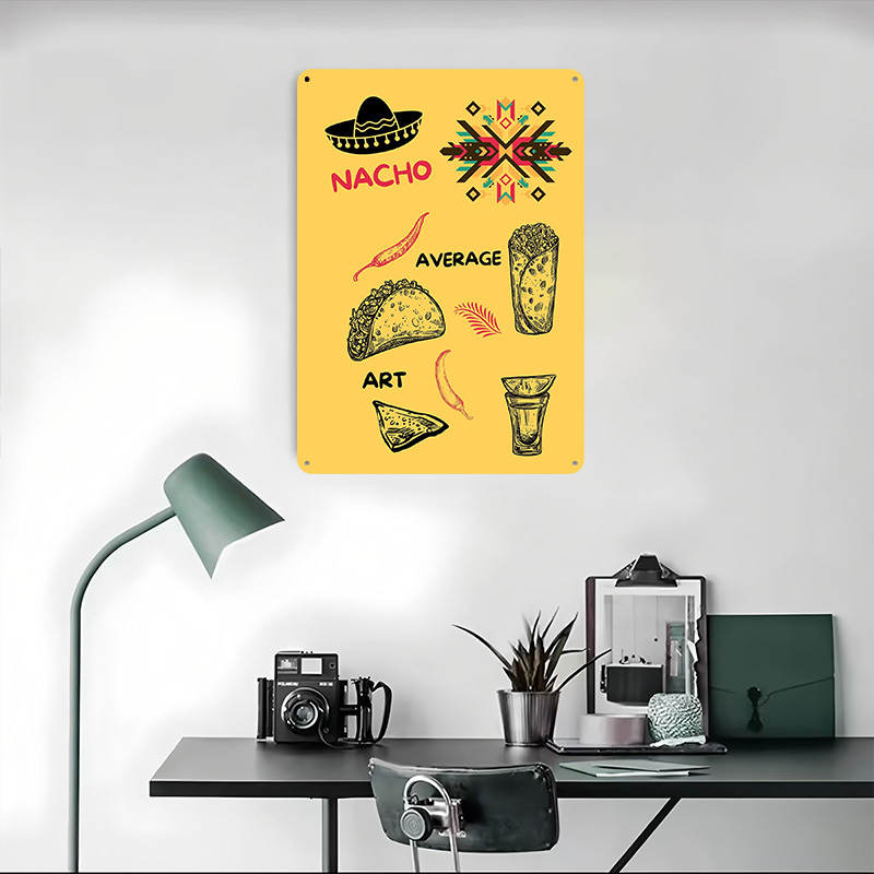 Poster Makanan Meksiko dengan  - Background Retro Gaming ulasan dan harga