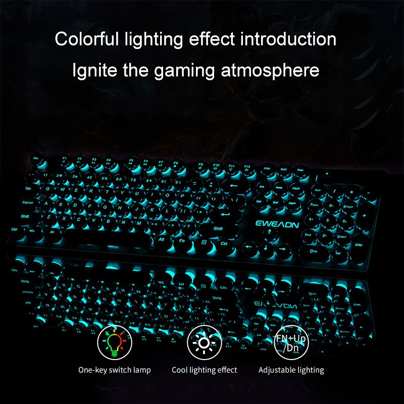 Keyboard Gaming Mesin Ketik EW - Retro Gaming Windows ulasan dan harga