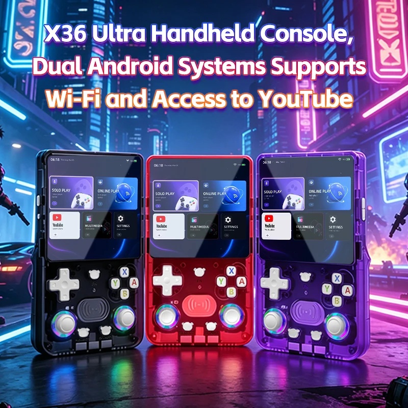 Konsol Genggam Retro X36Ultra  - Retro Gaming Youtubers ulasan dan harga