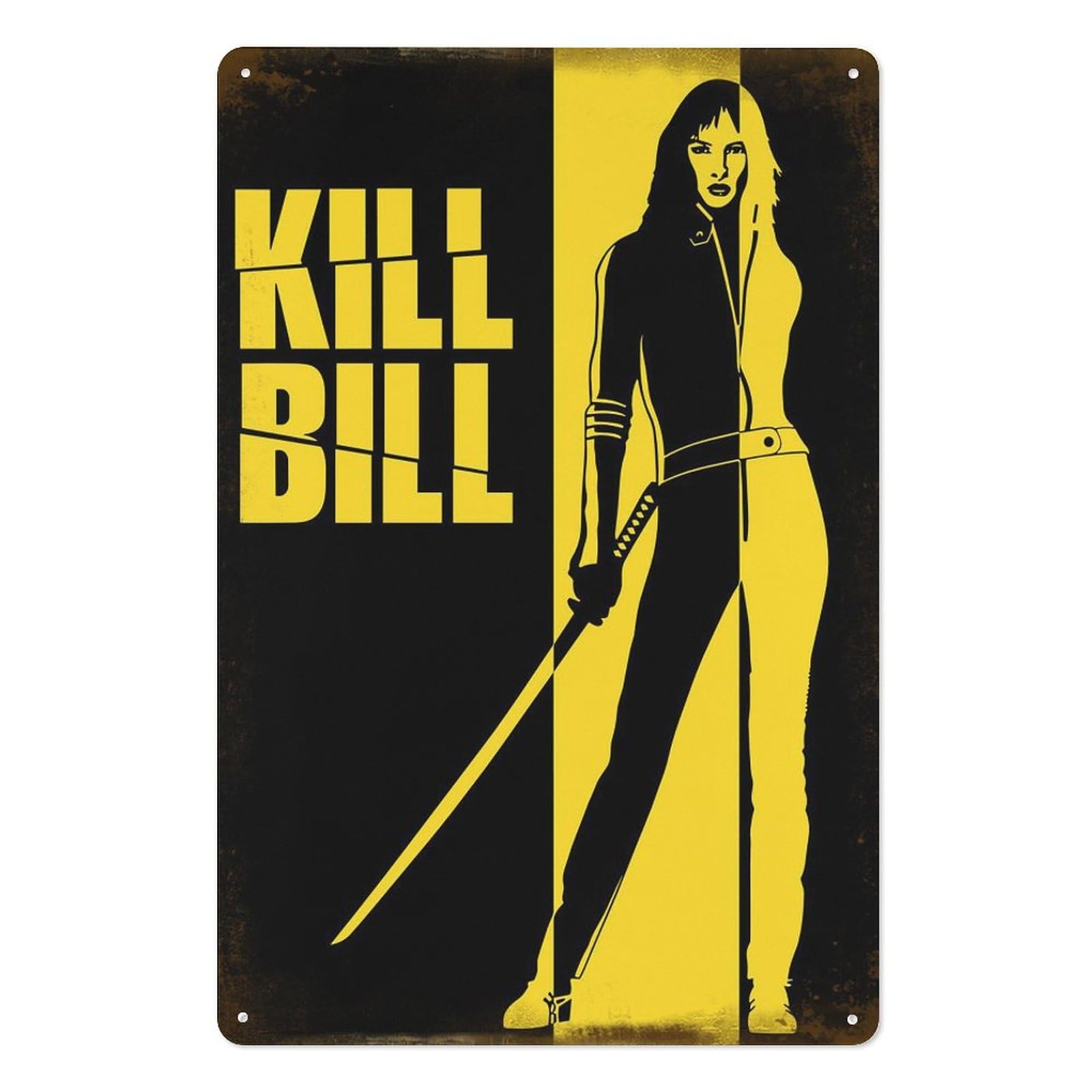 Poster Logam Kill Bill Movies, - Retro Gaming Pictures ulasan dan harga