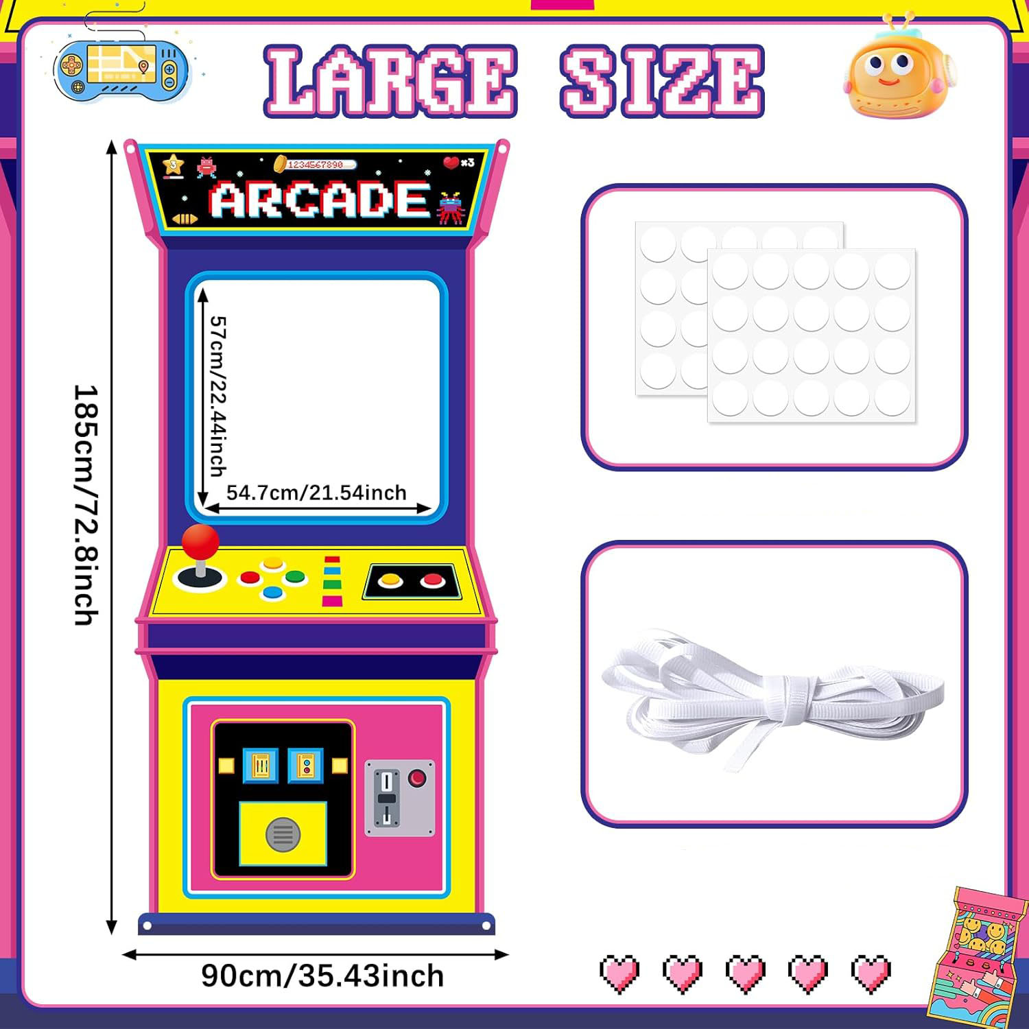 Latar Belakang Foto Game Arcad - Background Retro Gaming ulasan dan harga