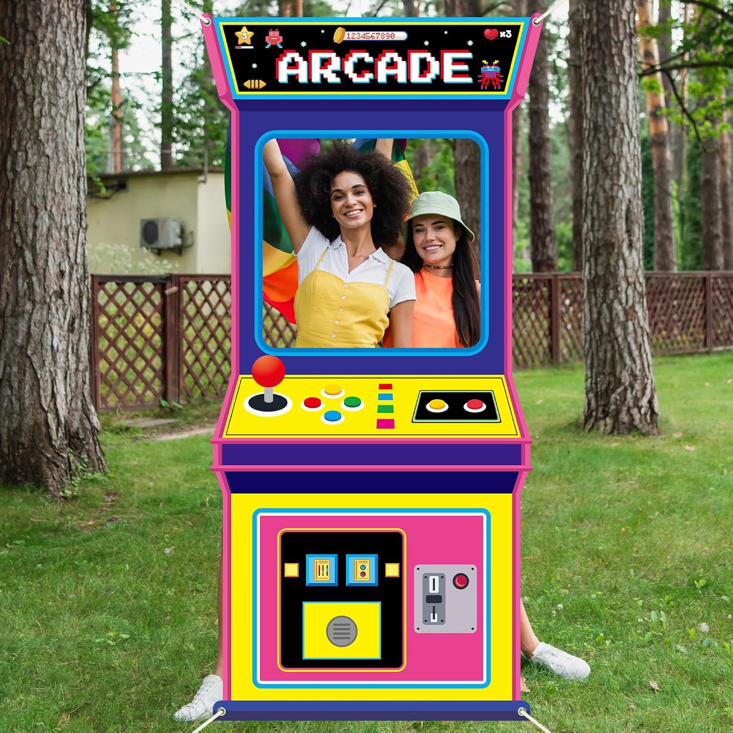 Latar Belakang Foto Game Arcad - Background Retro Gaming ulasan dan harga