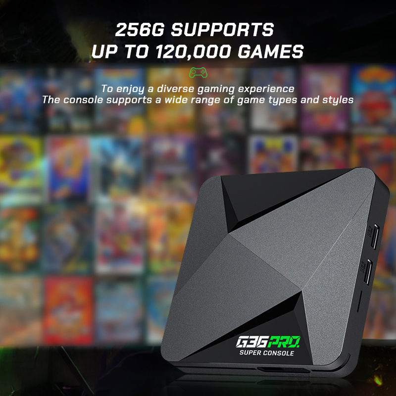 Konsol Game Super G36 Pro 256G - Retro Gaming Tv Box ulasan dan harga