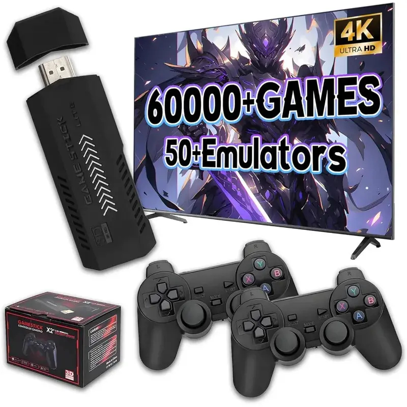 Konsol Game Retro X2 PLUS 64G  - Retro Gaming Game Stick ulasan dan harga