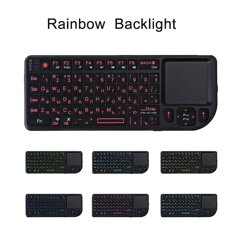 Keyboard Mini Nirkabel dengan  - Retro Gaming Tv Box ulasan dan harga