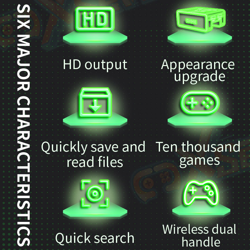 Konsol Game Video 4K Sistem Li - Retro Gaming Tv Box ulasan dan harga