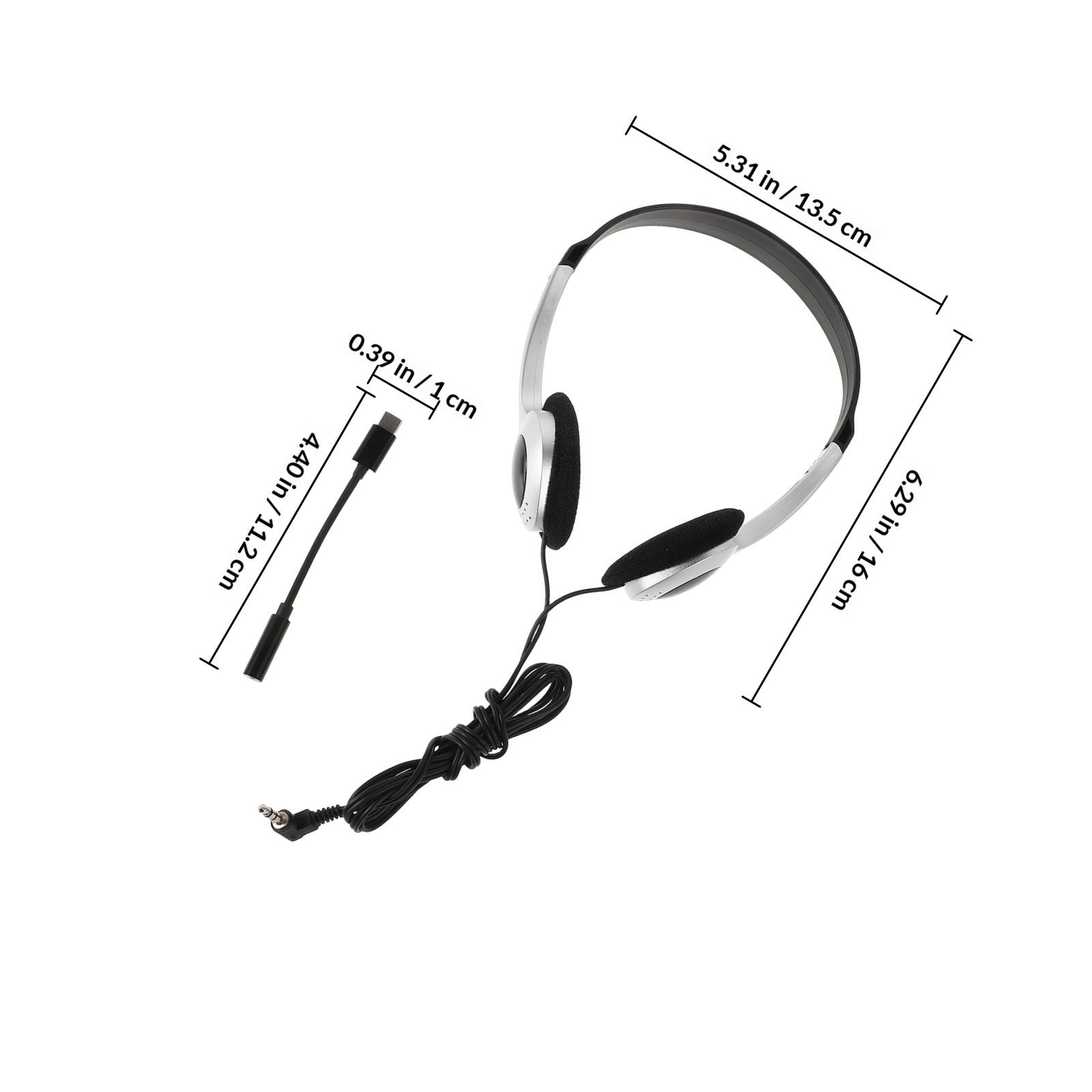 Headphone Retro Silver On Ear  - Retro Gaming On Phone ulasan dan harga
