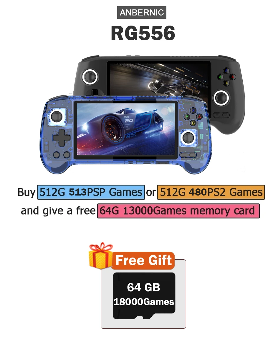 ANBERNIC konsol Game genggam R - Retro X8 Gaming Console ulasan dan harga