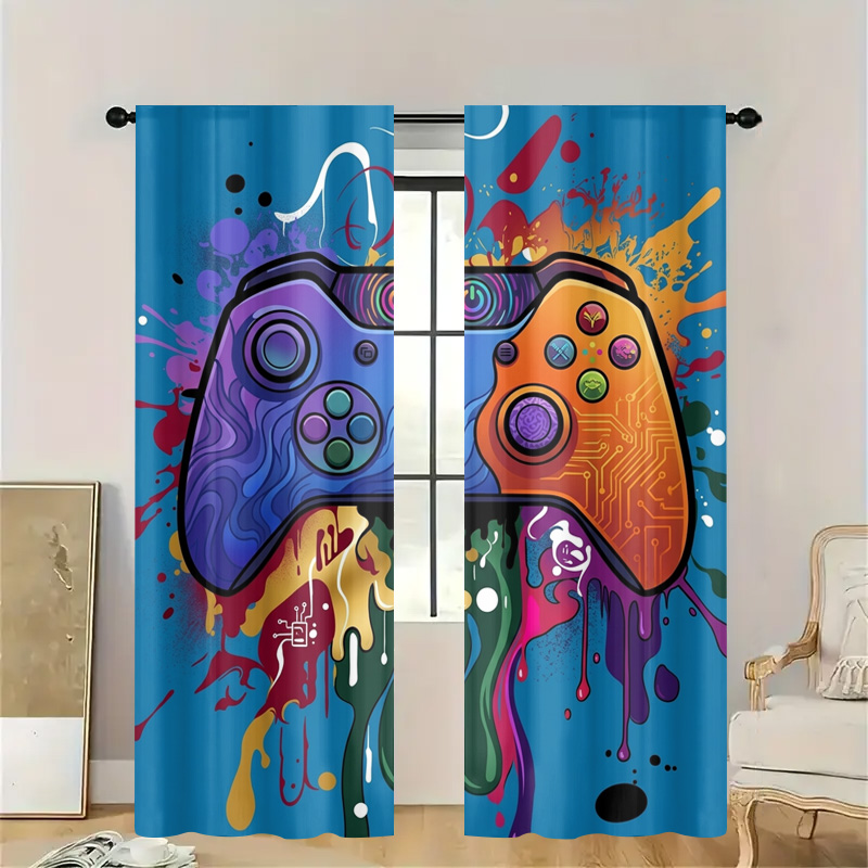 Tirai Gaming Retro Dekorasi Vi - Background Retro Gaming ulasan dan harga