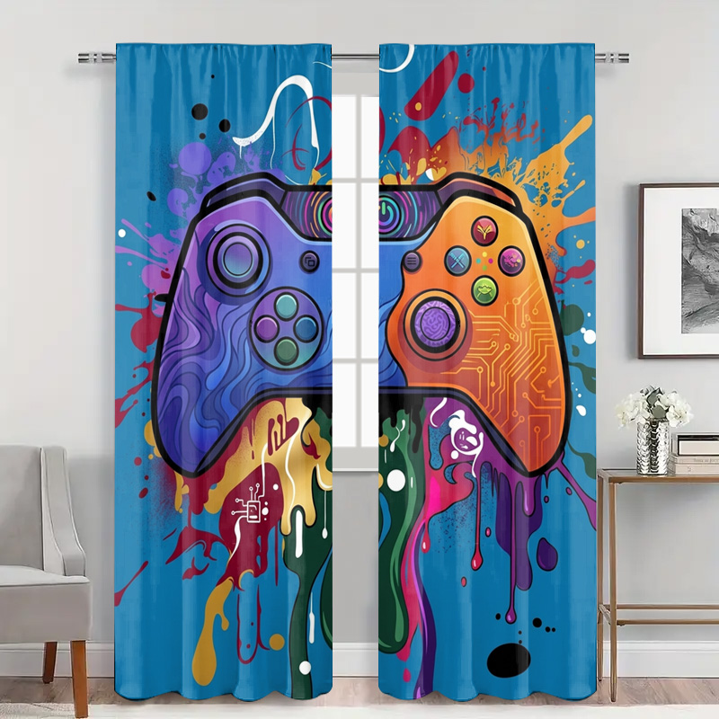 Tirai Gaming Retro Dekorasi Vi - Background Retro Gaming ulasan dan harga