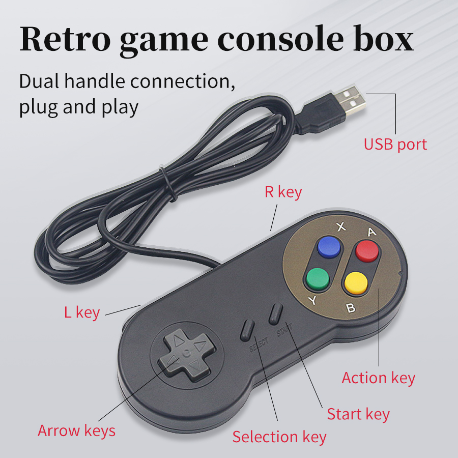 Gamepad USB Plug and Play untu - Retro Gaming Raspberry Pi 4 ulasan dan harga